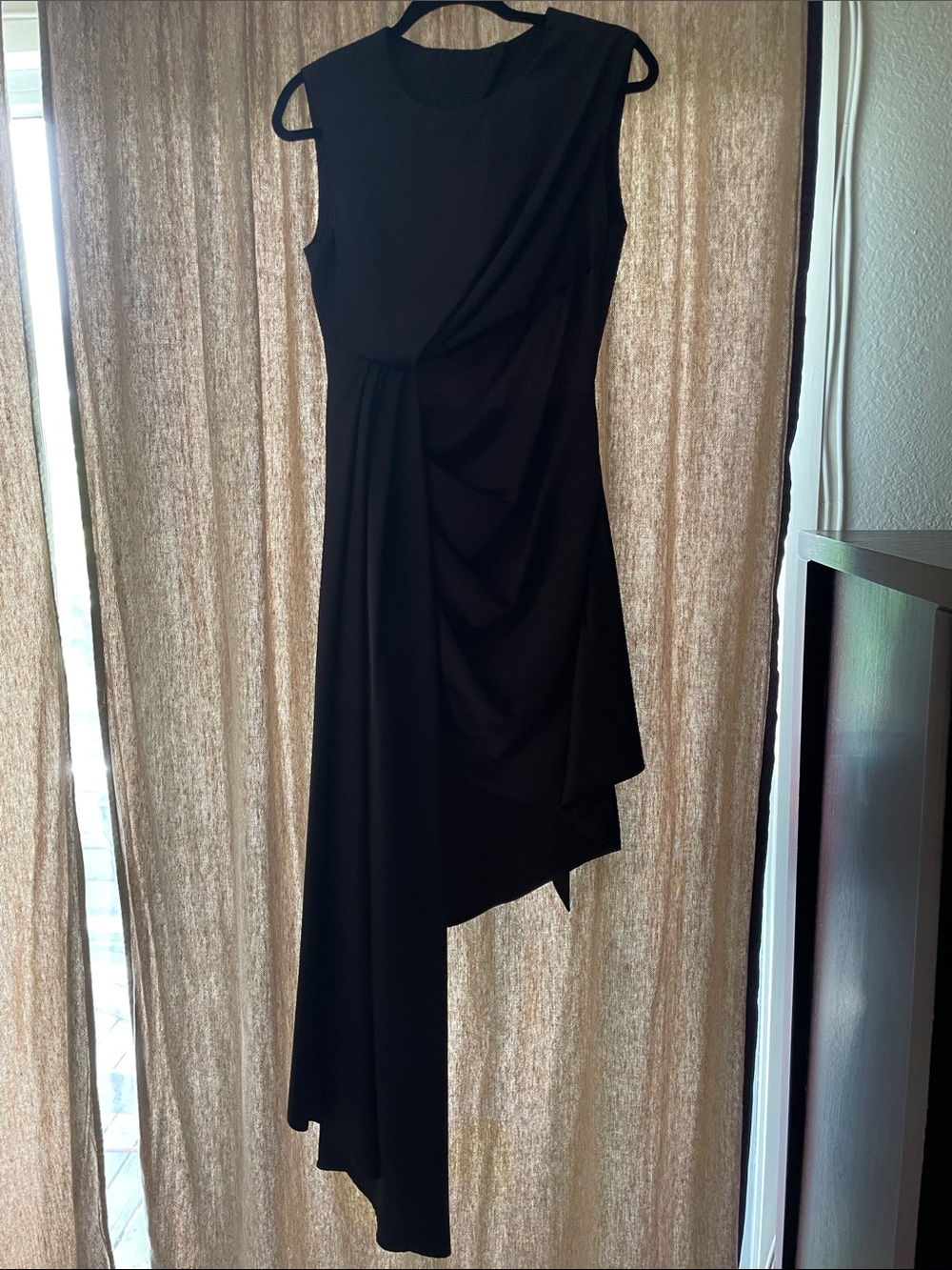 Off-White Black Open Back Dress - Size 40
